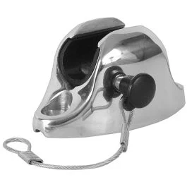 Stainless Steel Ball & Socket Concave Deck Hinge w/Pin & Lanyard