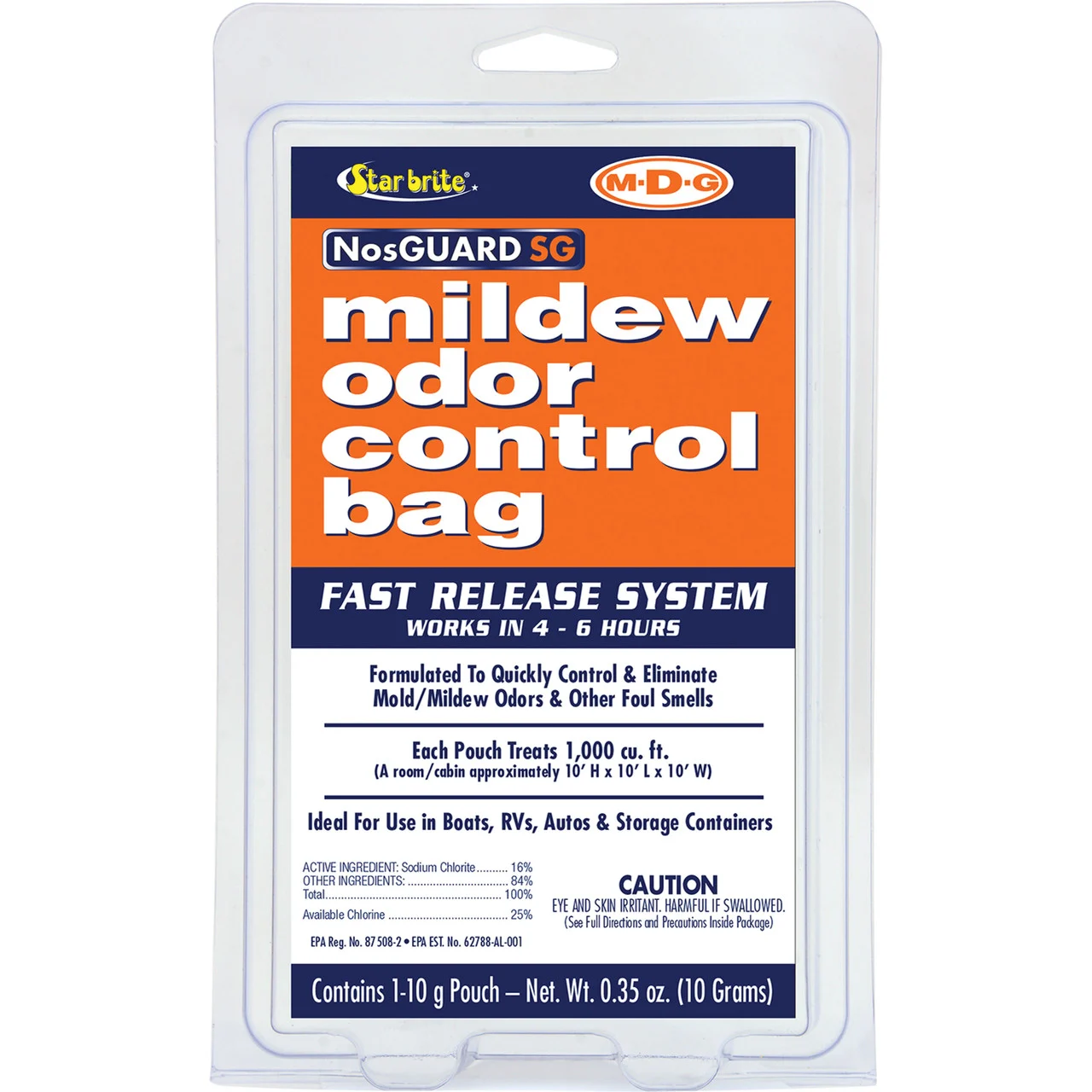 Star brite 089970 NosGUARD SG Mildew Odor Control Bags Fast Release Formula - 89970