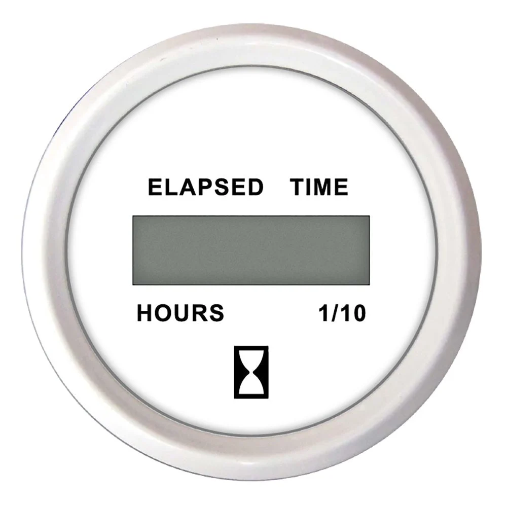 Faria Beede Instruments Dress White 2" Hourmeter (Digital) – Marine Electrical Replacement Part
