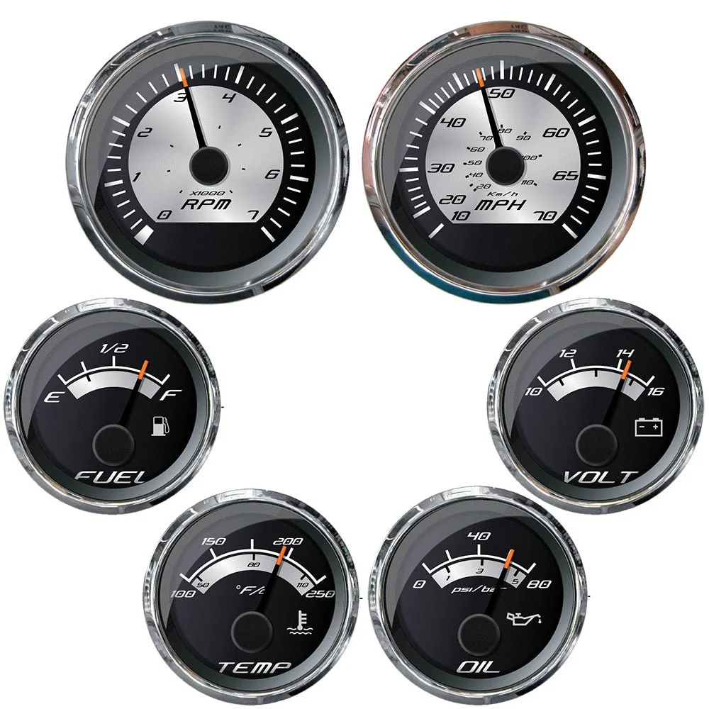 Faria Beede Instruments Inboard Platinum Series Box Set - Inboard Motors
