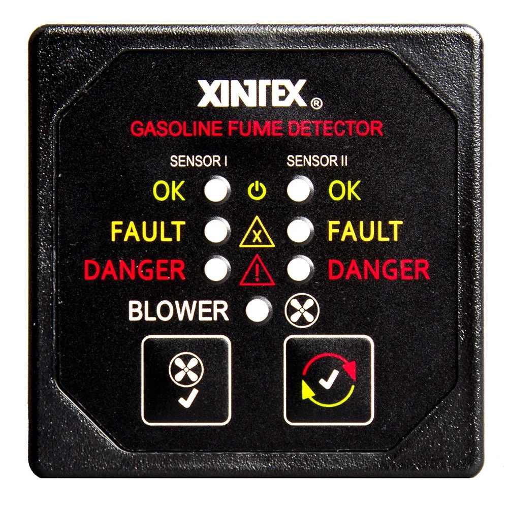 Fireboy-Xintex Gasoline Fume Detector w/Dual Channel & Blower Control - 12/24V – Marine Fuel System Replacement Part