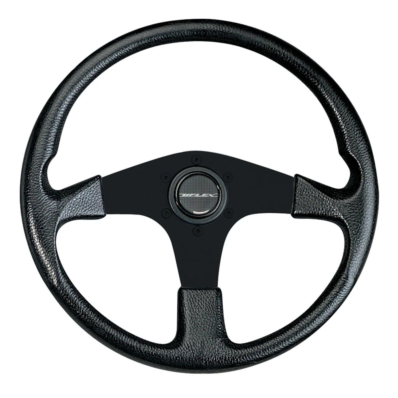 Uflex CORSE B/B Corse Steering Wheel - Black Spokes with Black Grip - CORSE B/B