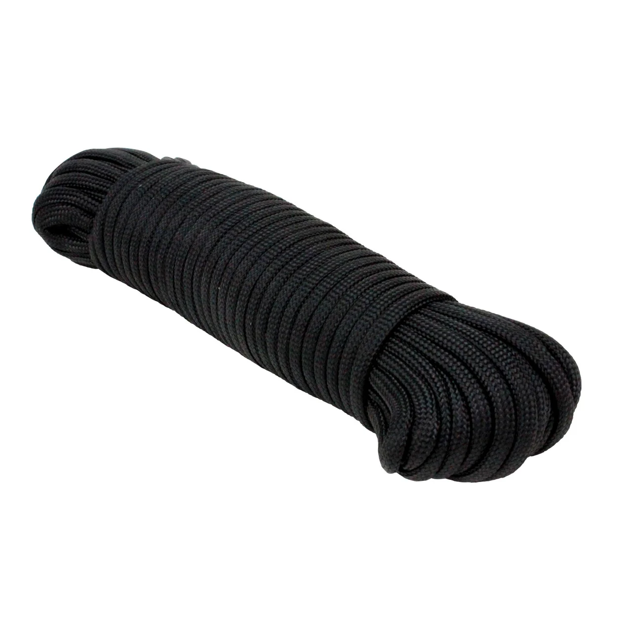 Extreme Max 3008.0459 Black Type III 550 Paracord Commercial Grade - 5/32" x 250' - 3008.0459