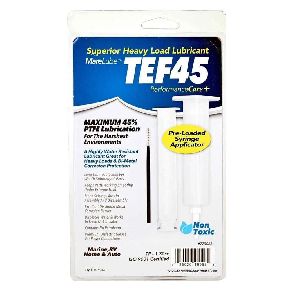Forespar Performance Products Forespar Marelube TEF45 30cc Syringe – Marine Boat Replacement Part