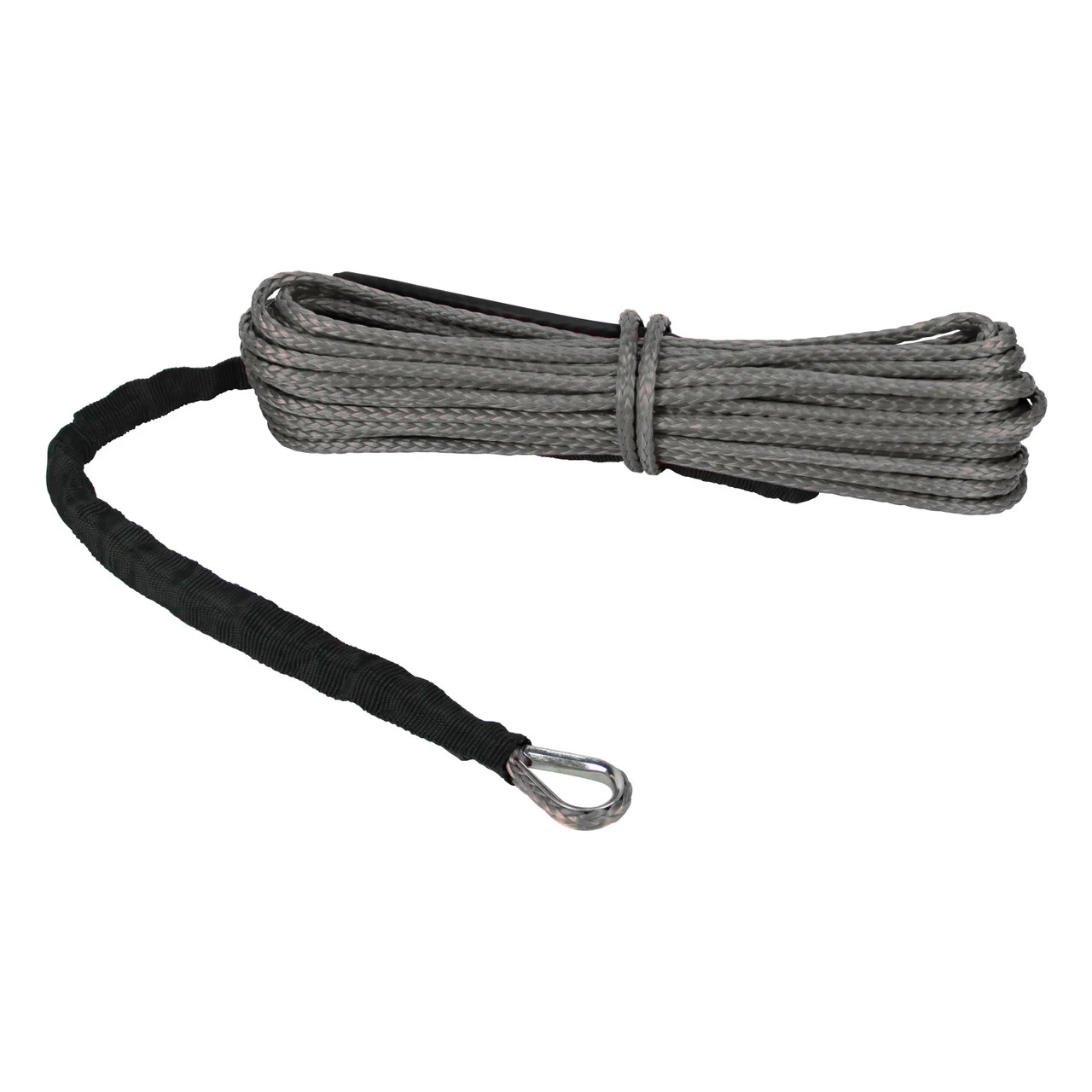 Extreme Max 5600.3081 "The Devil's Hair" Synthetic ATV / UTV Winch Rope - Gray - 5600.3081