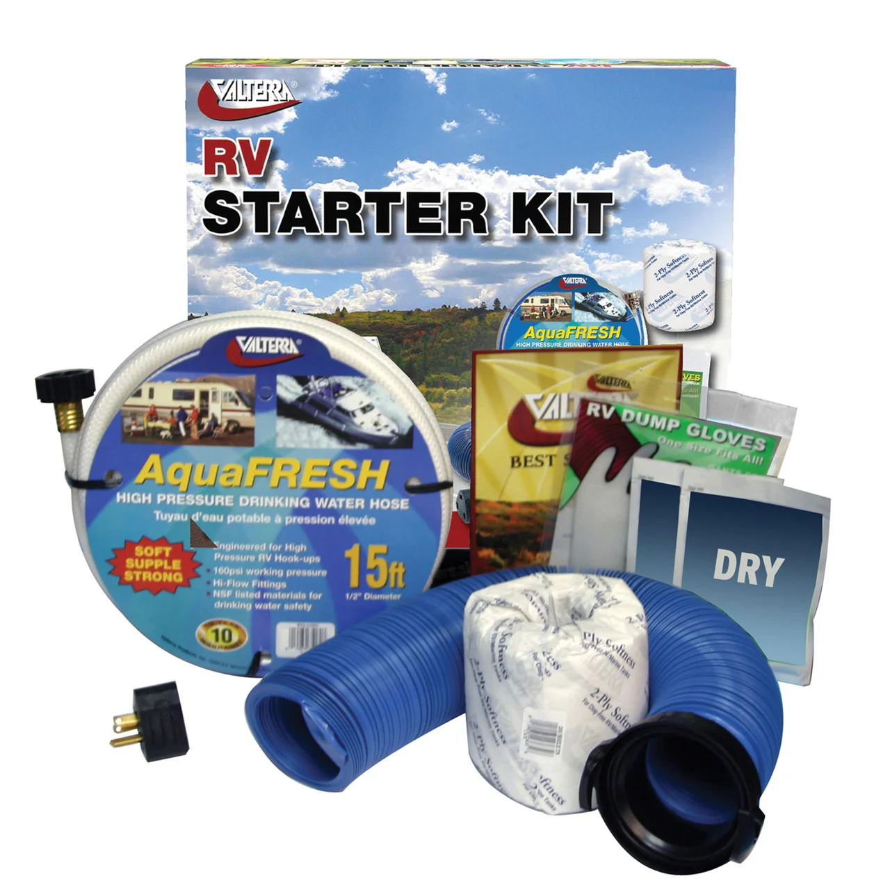 Valterra K88102 Basic RV Accessory Starter Kit with Pure Power - K88102