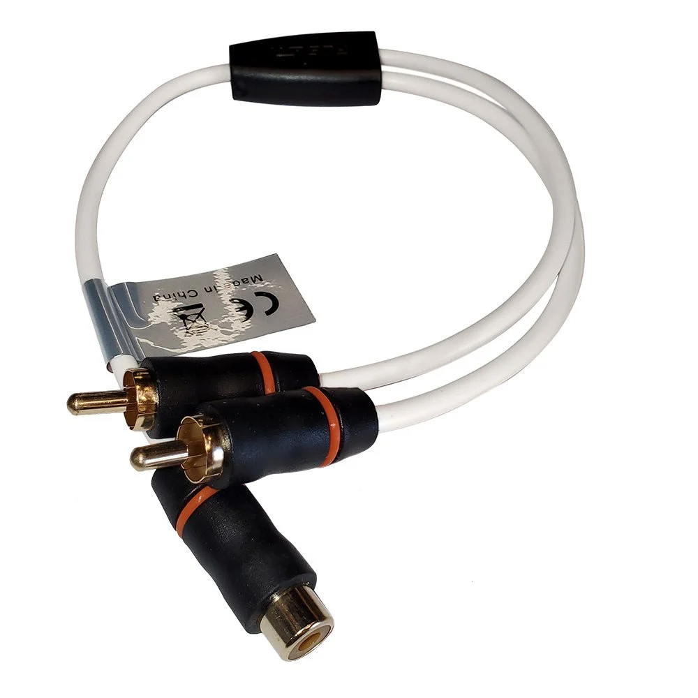 Fusion RCA Cable Splitter - 1 Female to 2 Male - 1' – Marine Electrical Replacement Part