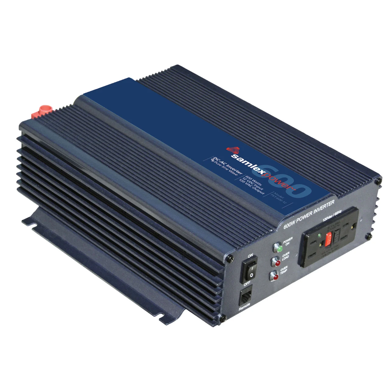 Samlex PST-600-12 PST Series Pure Sine Wave Inverter - 600 Watt - PST-600-12