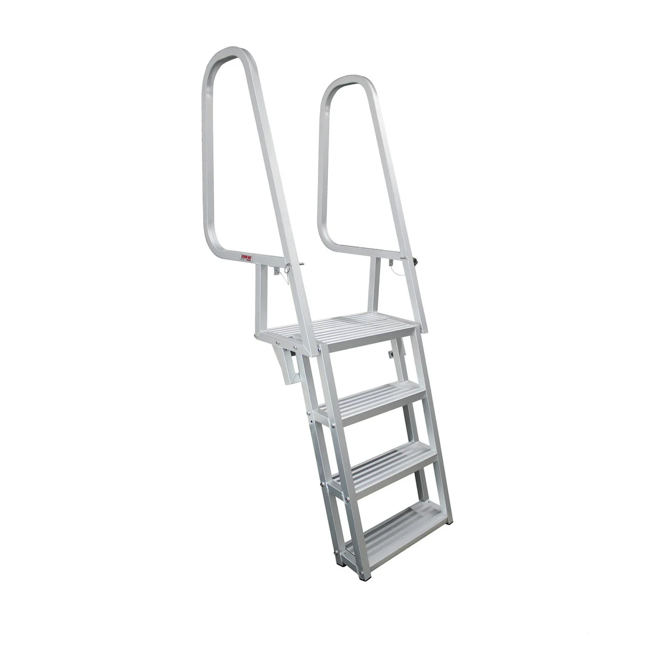 Extreme Max 3005.4116 Deluxe Flip-Up Dock Ladder - 4-Step - 3005.4116