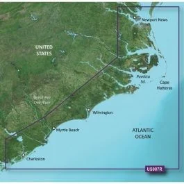 Garmin Bluechart G3 Vision Hd - Vus007r - Norfolk - Charleston - Microsd/Sd