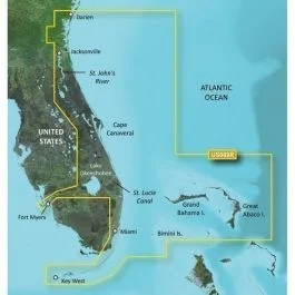 Garmin Bluechart G3 Vision Hd - Vus009r - Jacksonville - Key West - Microsd/Sd
