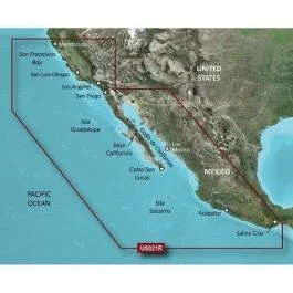 Garmin Bluechart G3 Hd - Hxus021r - California - Mexico - Microsd/Sd
