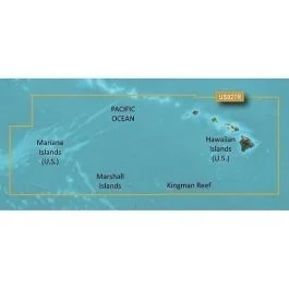 Garmin Bluechart G3 Vision Hd - Vus027r - Hawaiian Islands - Mariana Islands - Microsd/Sd