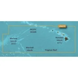 Garmin Bluechart G3 Hd - Hxus027r - Hawaiian Islands - Mariana Islands - Microsd/Sd
