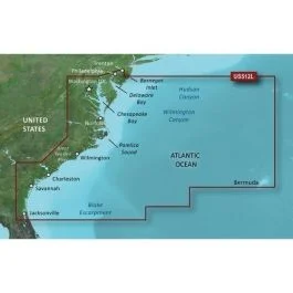 Garmin Bluechart G3 Vision Hd - Vus512l - Mid-Atlantic - Microsd/Sd