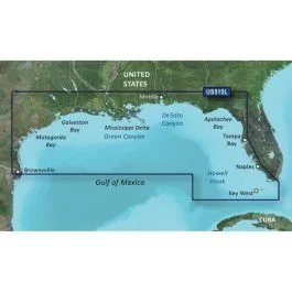 Garmin Bluechart G3 Vision Hd - Vus515l - Brownsville - Key Largo - Microsd/Sd