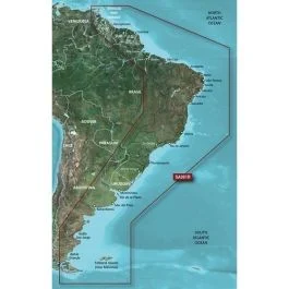 Garmin Bluechart G3 Hd - Hxsa001r - South America East Coast - Microsd/Sd