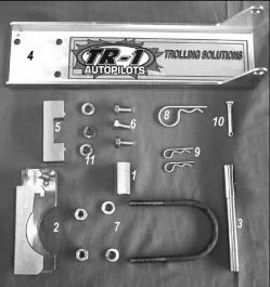 Garmin Tr-1 Cylinder Bracket Kit F/Yamaha 6 & 8 2001-2007 Including 2008 & 2009 6 Model A & 8 Model D