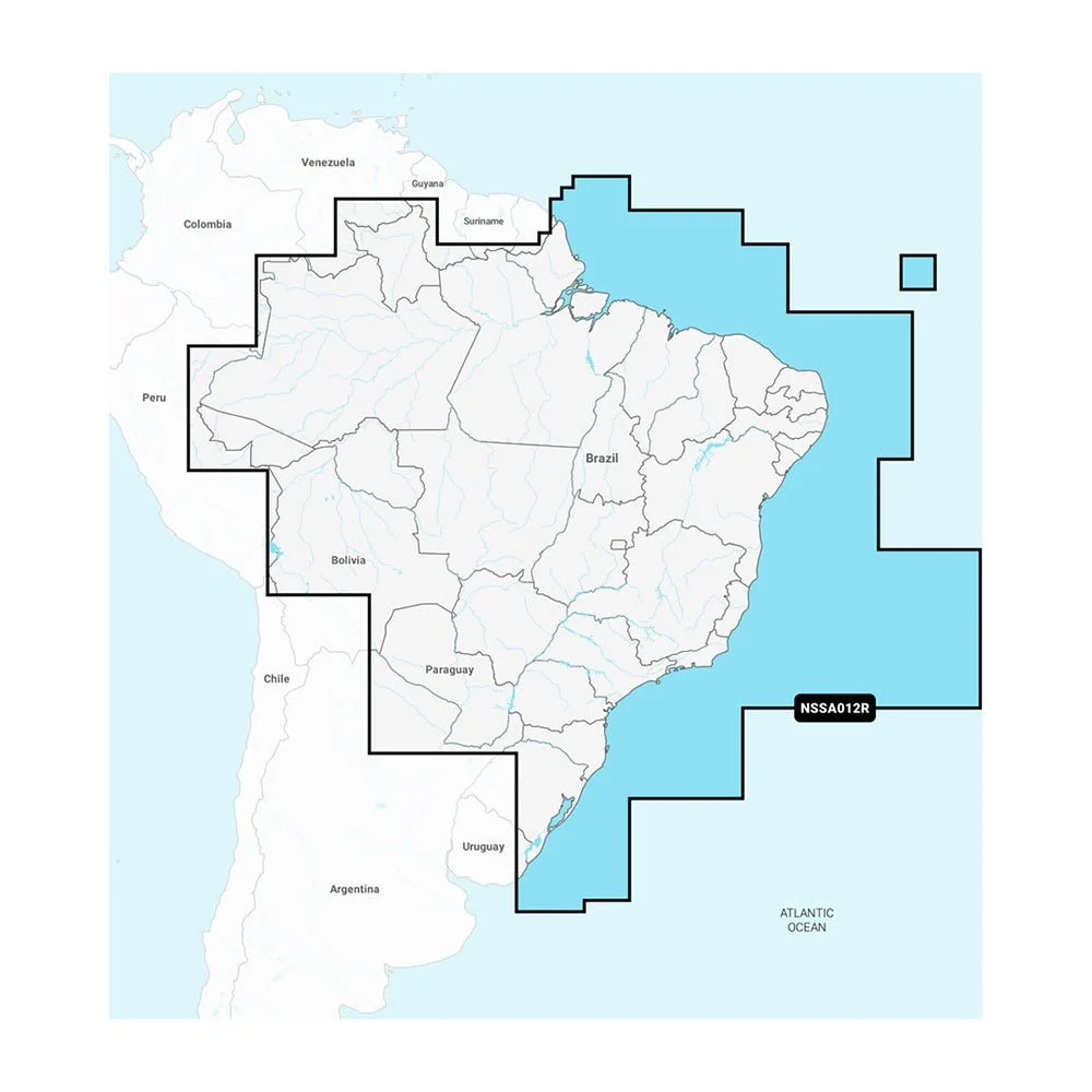 Garmin Navionics+™ NSSA012R Brazil – Marine Boat Replacement Part
