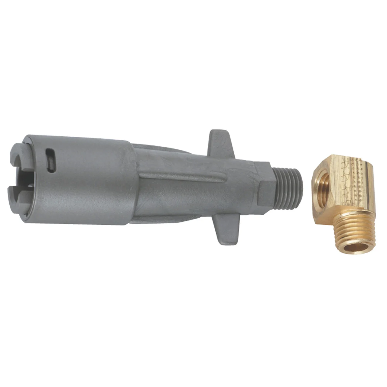 Attwood 8882-6 Mercury Twist-Lock Fuel Tank Fitting - Female 1/4 in. NPT w/90° Elbow - 8882-6