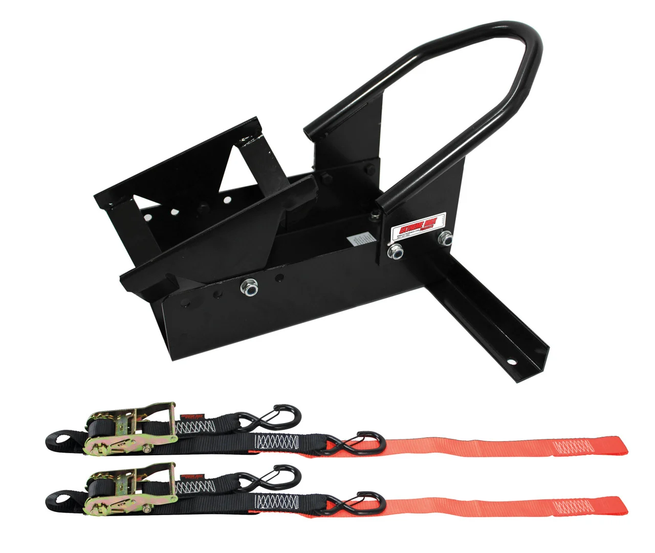 Extreme Max 5600.3204 Deluxe Motorcycle Wheel Chock / Tie-Down Kit - 5600.3204