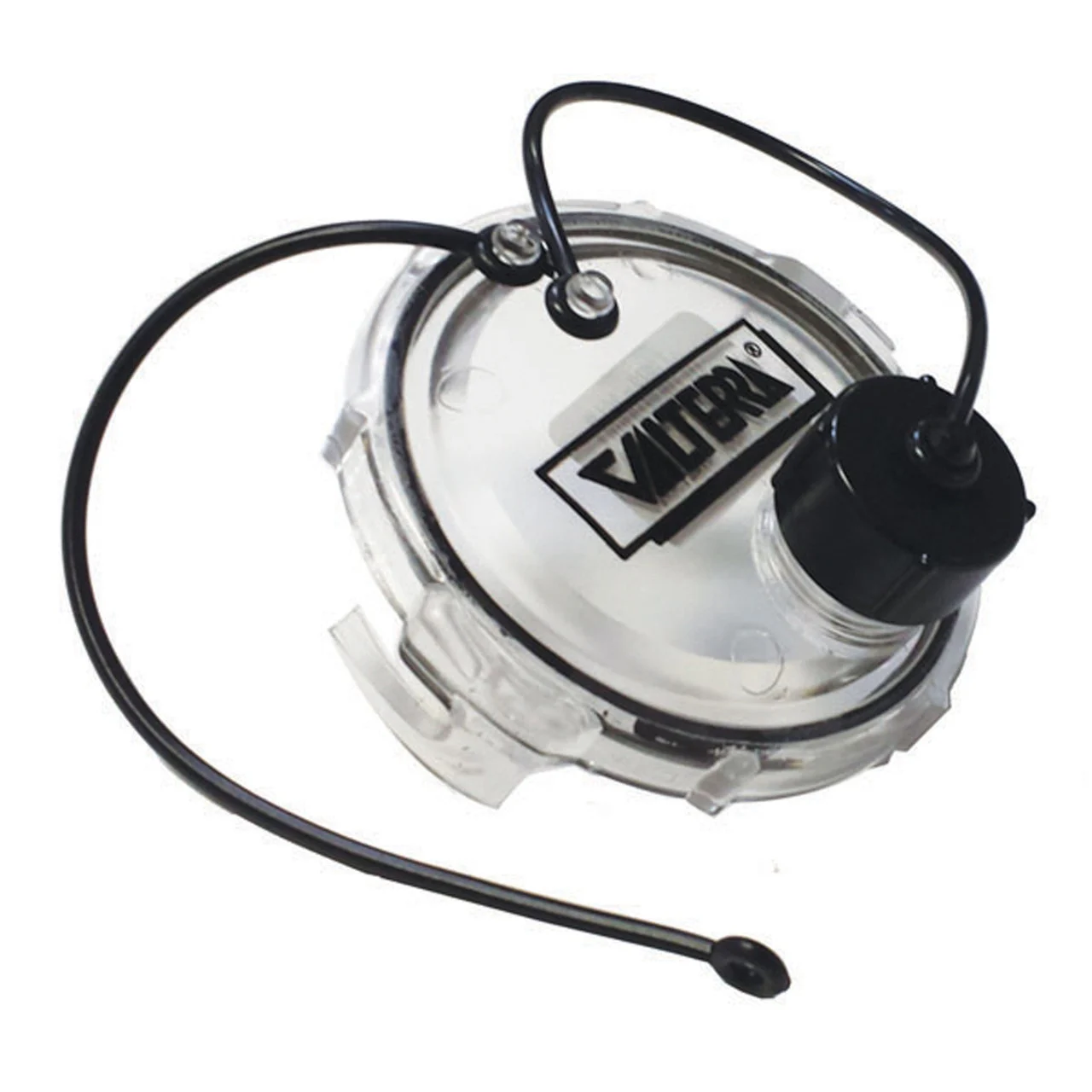 Valterra T1020-1CLRVP Waste Valve Cap - 3" with Capped 3/4" GHT, Clear, Carded - T1020-1CLRVP