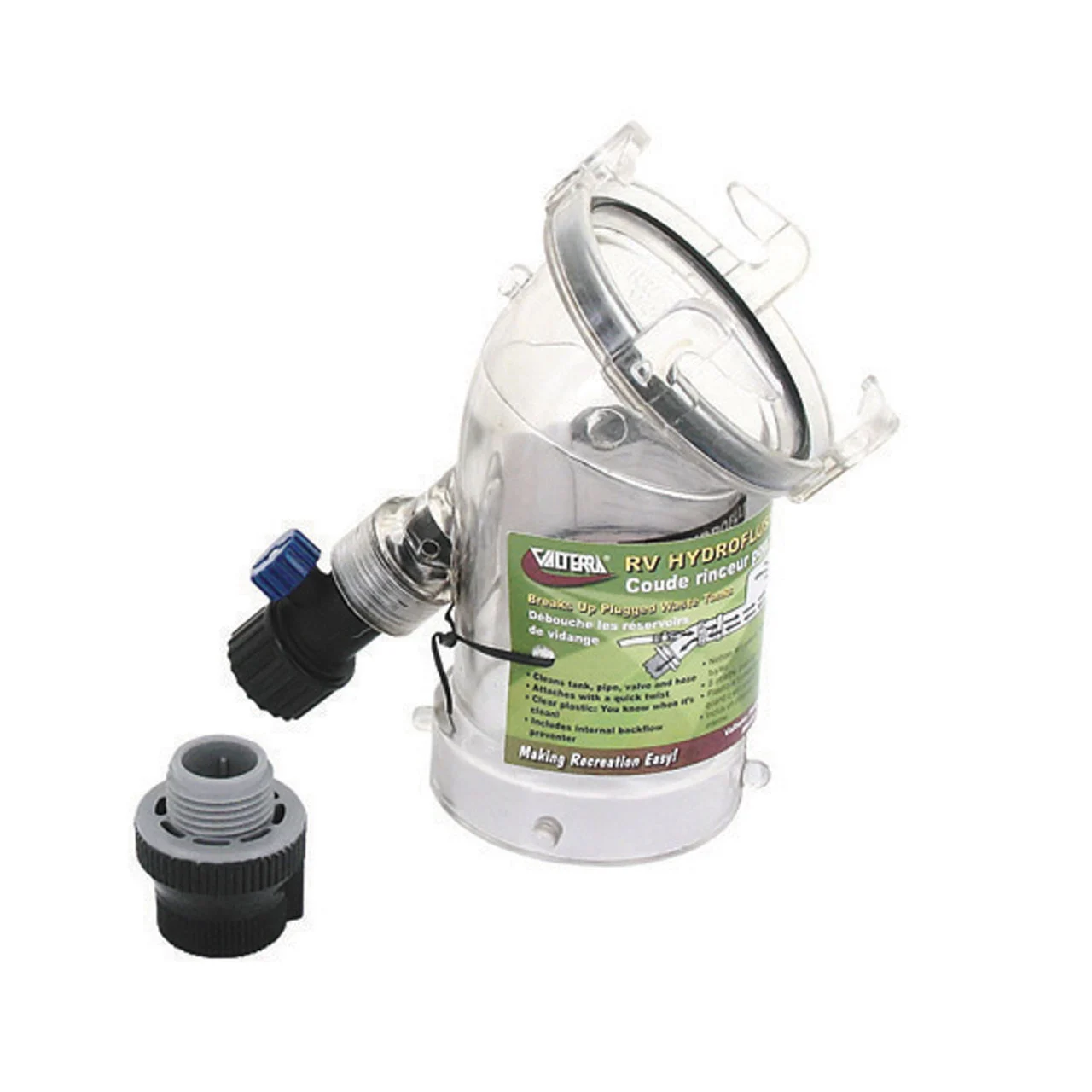 Valterra F02-4100 RV Hydroflush - 45°, Clear - F02-4100