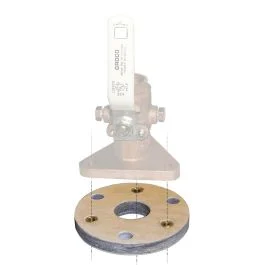 Groco Backing Block F/3/4" & 1" Seacocks