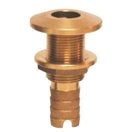 Groco Bronze Hose Barb Thru-Hull Fitting -"