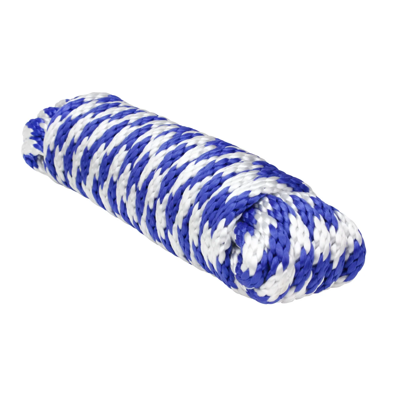 Extreme Max 3008.0226 Solid Braid MFP Utility Rope - 1/2" x 100', Blue / White - 3008.0226