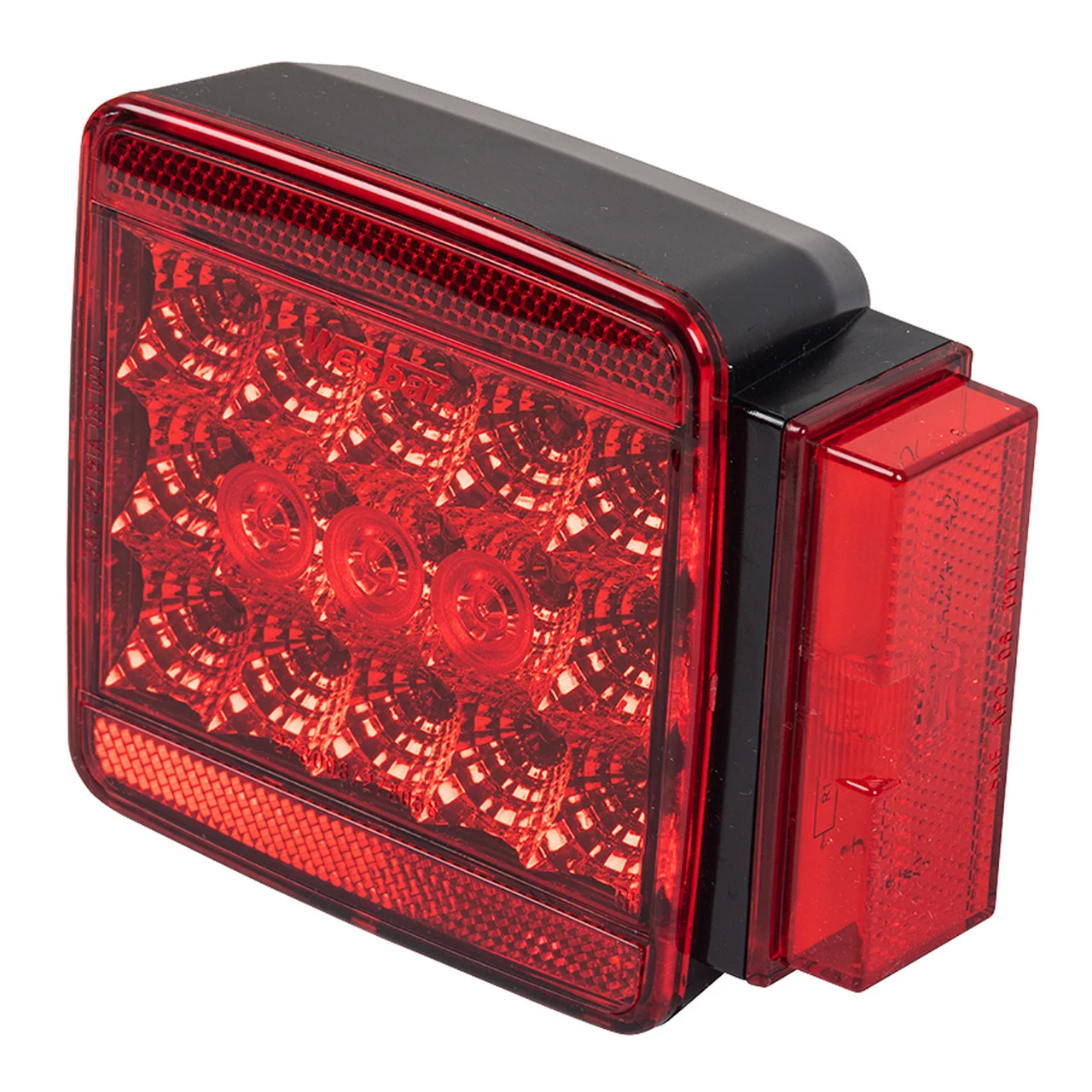 Wesbar 283500 LED Over 80" Submersible Combination Taillight Kit with 25' Wiring Harness - 283500