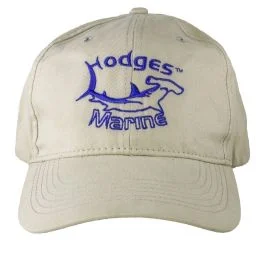 Hodges Marine Logo Lightweight Baseball Cap, Premium Sports/Fishing Hat