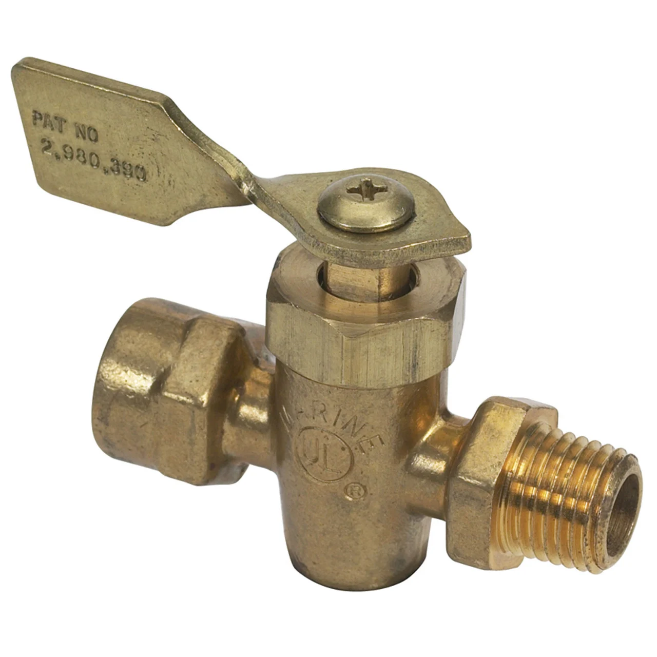 Sierra 033300-10 1/4 in. FNPT Male/Female Fuel Shut Off Valve - 033300-10