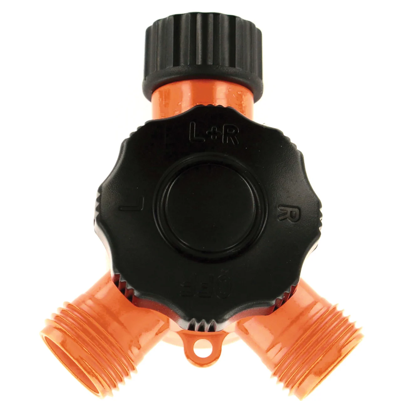 Valterra A01-0132VP Double Hose Shut-Off - EZ Dial, Orange - A01-0132VP