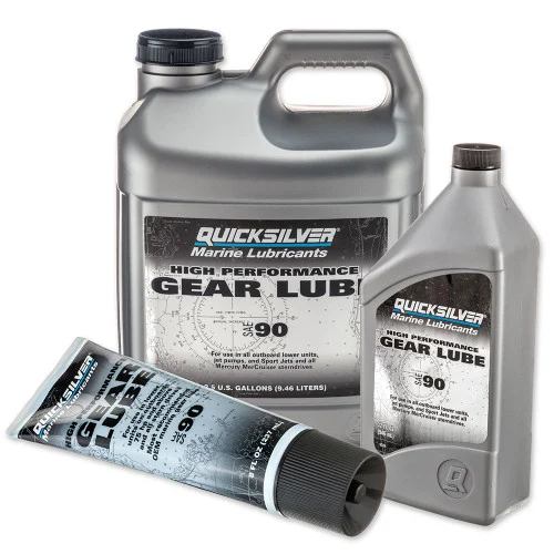 OEM MerCruiser Quicksilver High-Performance SAE90 Gear Lube 92-858064Q01 92-858065Q01