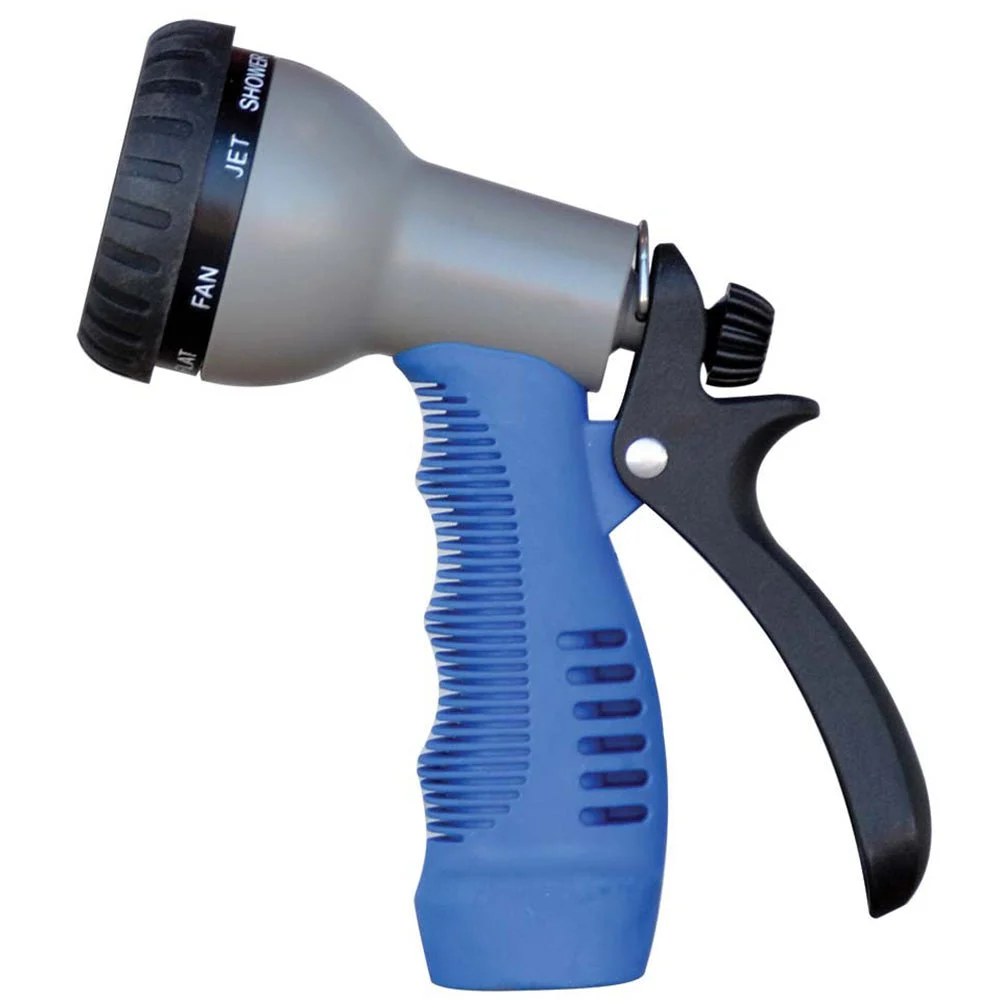 HoseCoil Rubber Tip Nozzle w/9 Pattern Adjustable Spray Head & Comfort Grip – Marine Boat Replacement Part