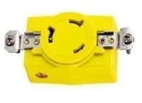 Hubbell Hbl328dcr 30a 28v Dc Locking Receptacle