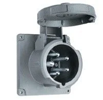 Hubbell M5100b9r 100a 30y 120/208v Inlet