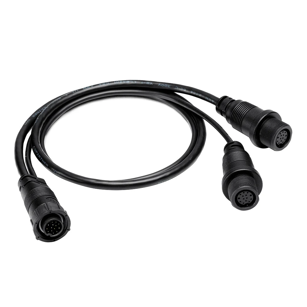 Humminbird 14 M SILR Y - SOLIX®/APEX® Side Imaging Left-Right Splitter Cable – Marine Electrical Replacement Part
