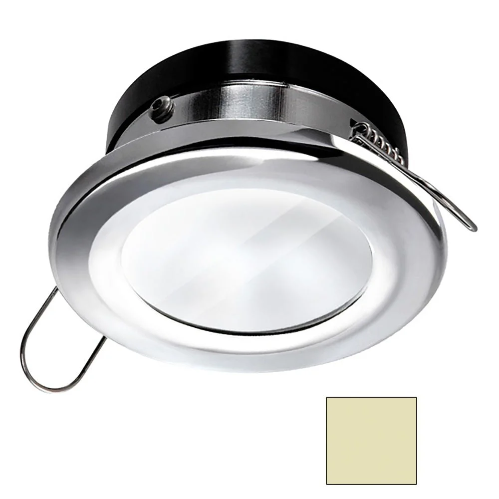 I2Systems Inc i2Systems Apeiron A1110Z 4.5W Spring Mount Light - Round - Warm White - Polished Chrome Finish – Marine Boat Replacement Part