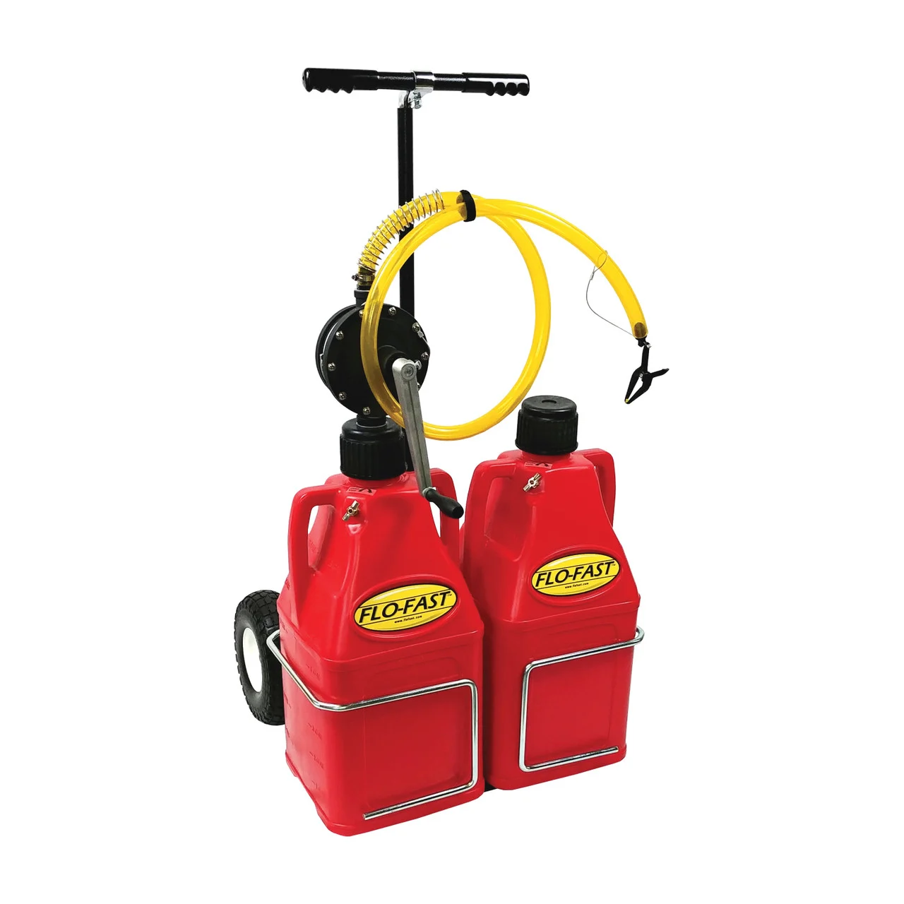 Flo-Fast 31027-R Flo-Fast Professional Pump with 10" Versa Cart - Red - 31027-R