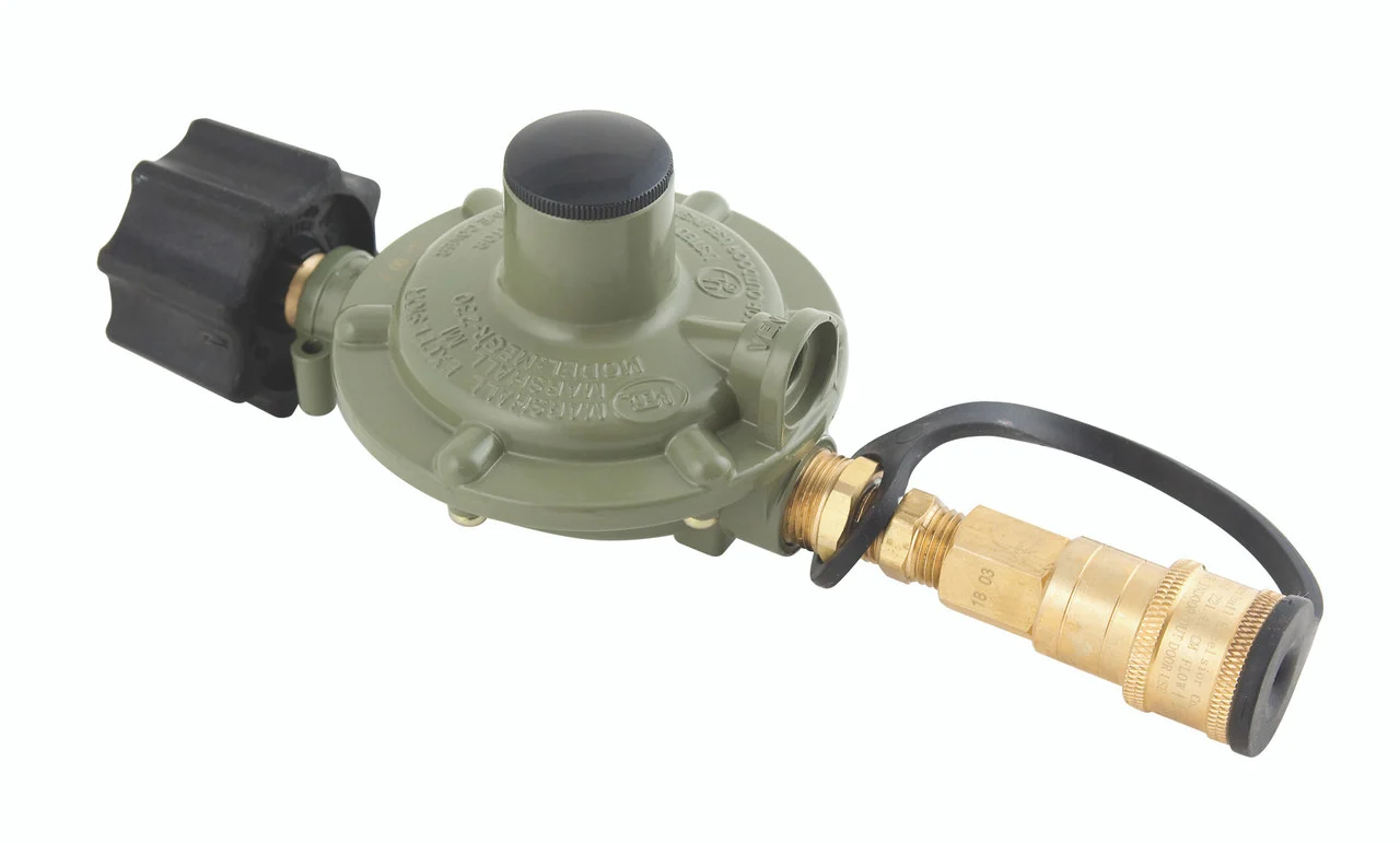 Marshall Excelsior MEGR-230-25QDP Propane Tank Adpt W/ Reg Single - MEGR-230-25QDP