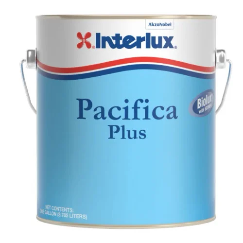Interlux Pacifica Plus Water-Based Anti-Fouling Bottom Paint Gray Grey Gallon YBB264G