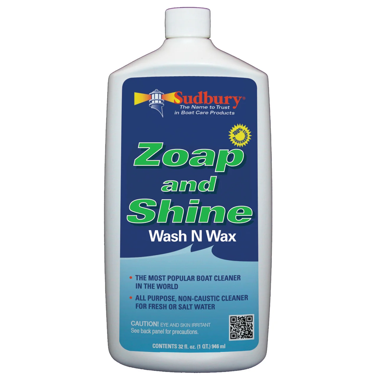 Sudbury 809Q Zoap and Shine Wash N Wax - 32 oz. - 809Q