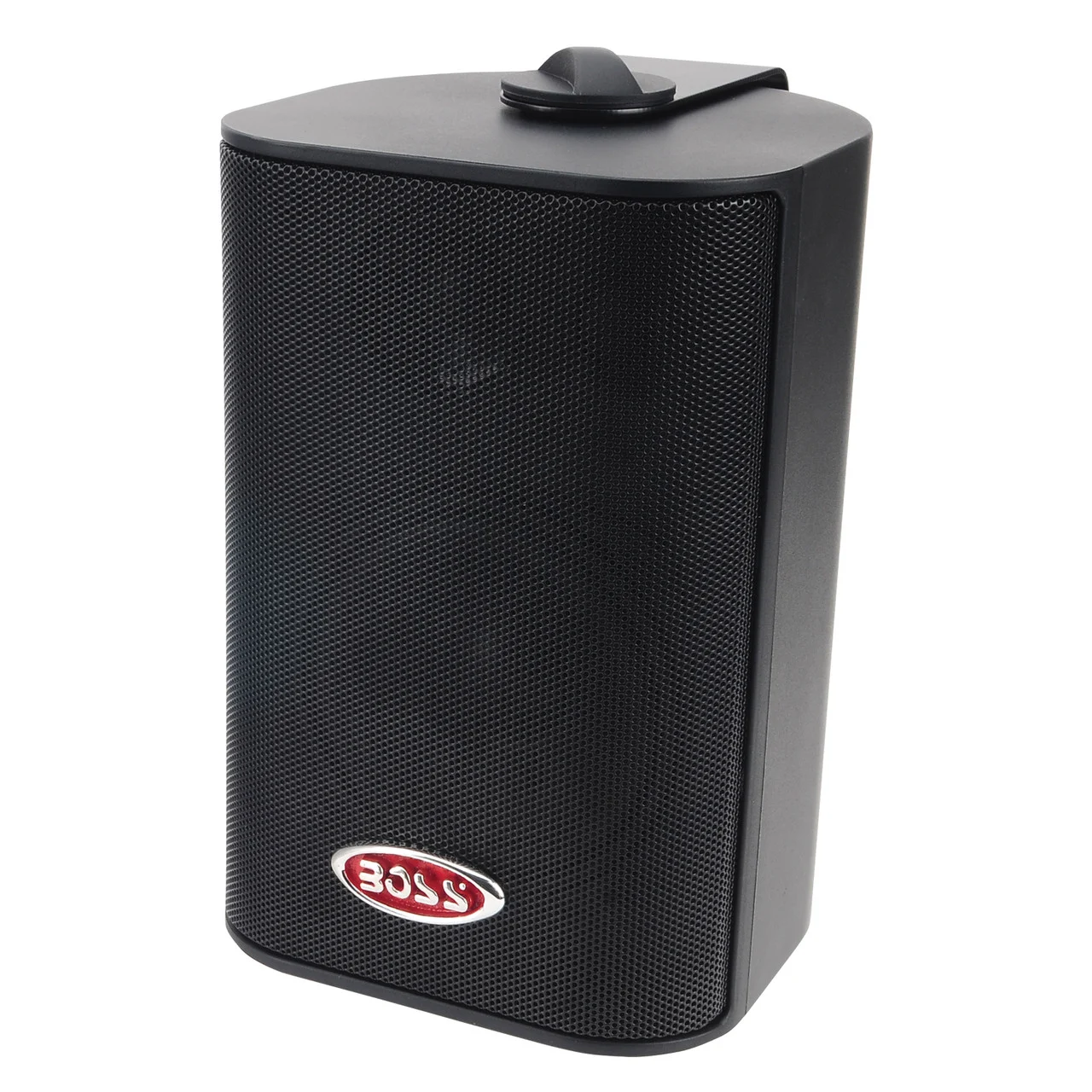 Boss Audio Systems MR4.3B 3-Way 200W Marine Box Speakers - 4", Black Pair - MR4.3B