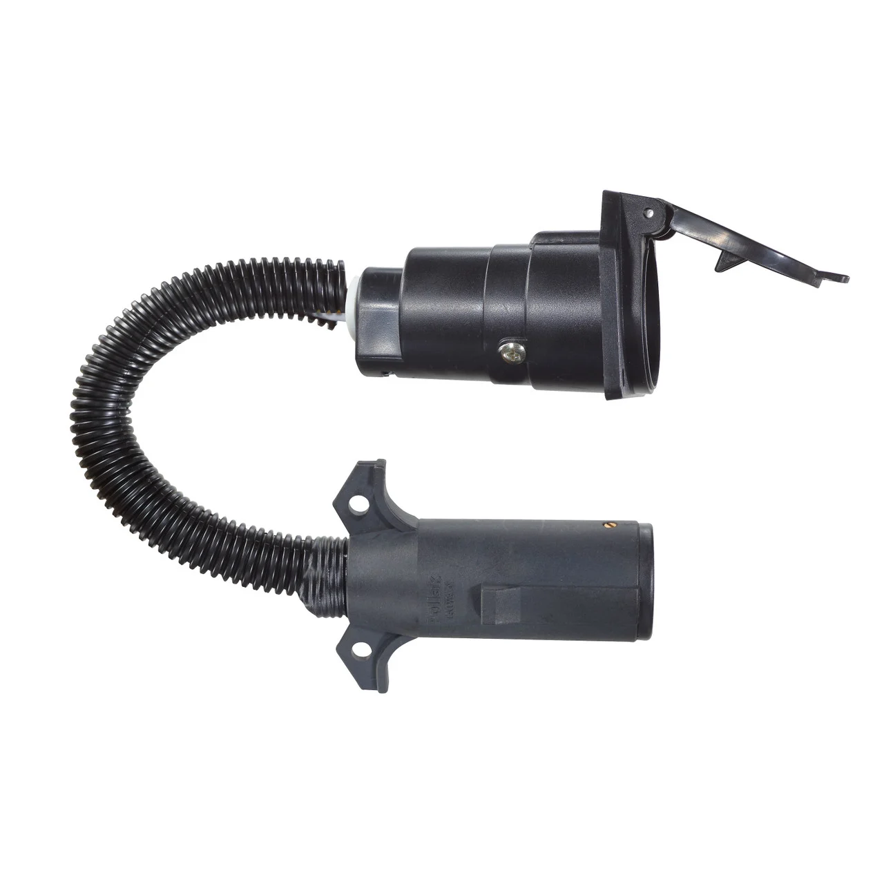 Rv Designer Collection P724 7-Way Round Hd Plug To 7-Way Rv Socket Harness Adapter - P724