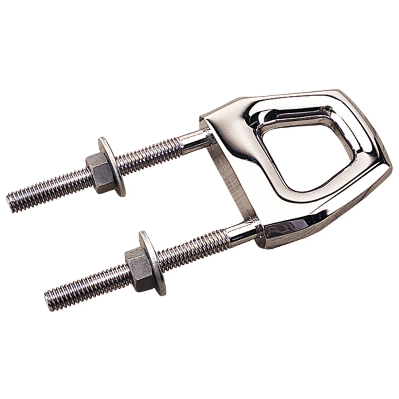 Sea-Dog 079233-1 Chrome Zinc Twin Shank Bow Eye - 5/16" x 3" - 079233-1