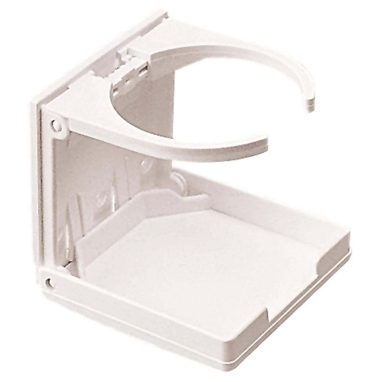 Sea-Dog 588221-1 Adjustable Folding Drink Holder - White - 588221-1