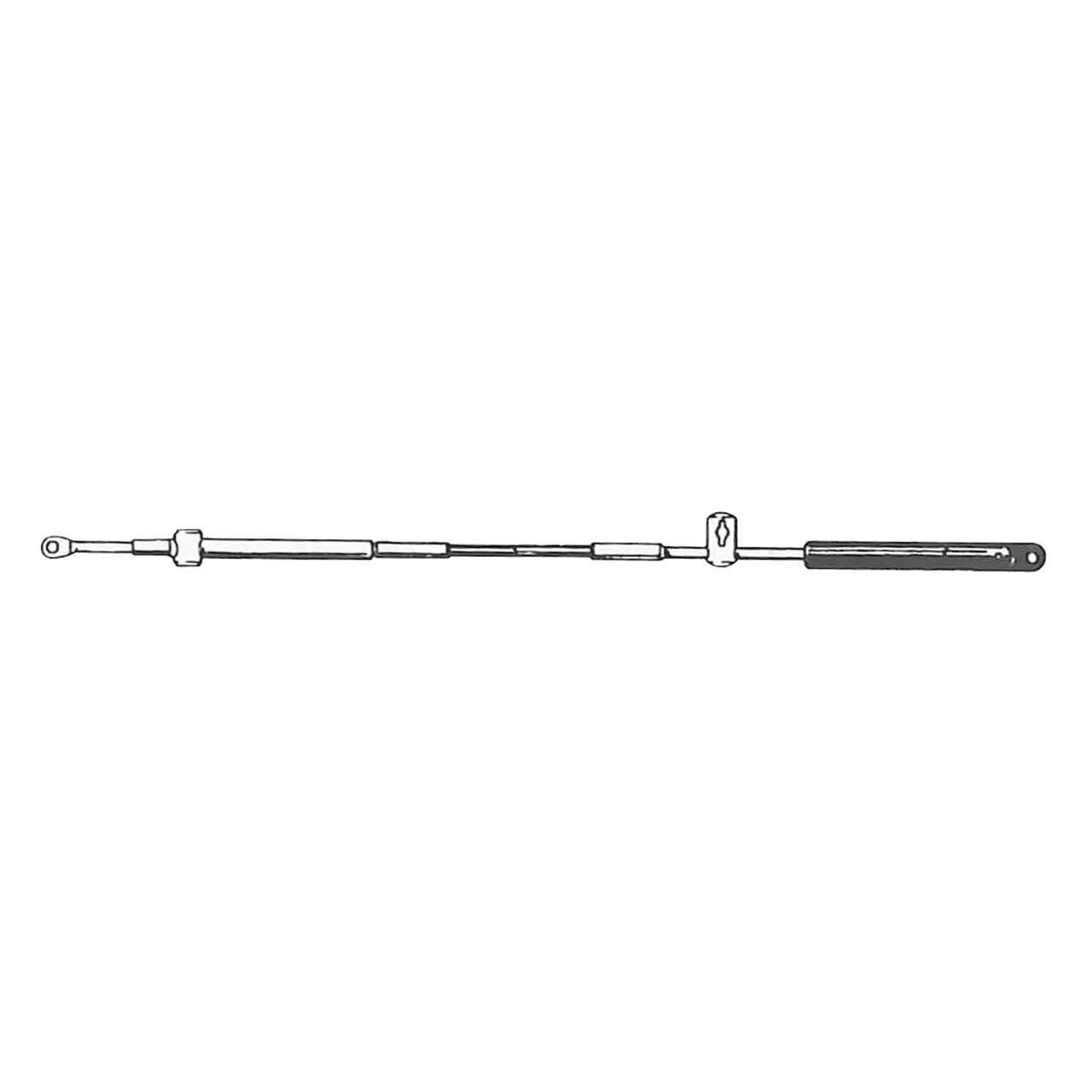 Uflex C5X15 C5 Engine Control Cables for Mercury & Mercruiser - 15' - C5X15