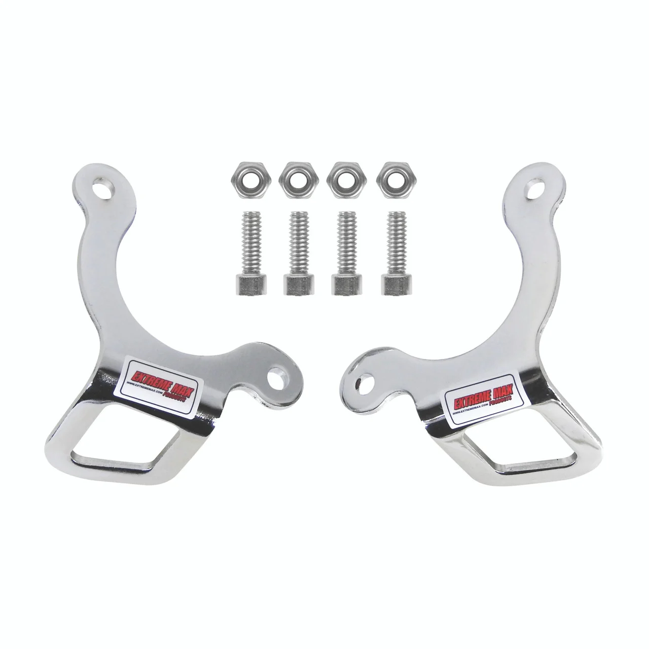 Extreme Max 5001.5804 Front-End Tie-Down Bracket for Indian Chieftain and Roadmaster Motorcycles - Chrome - 5001.5804